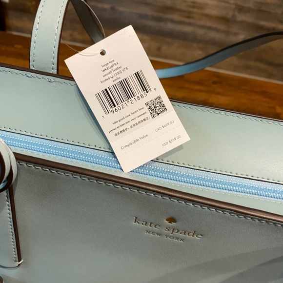 Kate Spade Blue Large Tote Emilia NWT - Picture 2 of 7